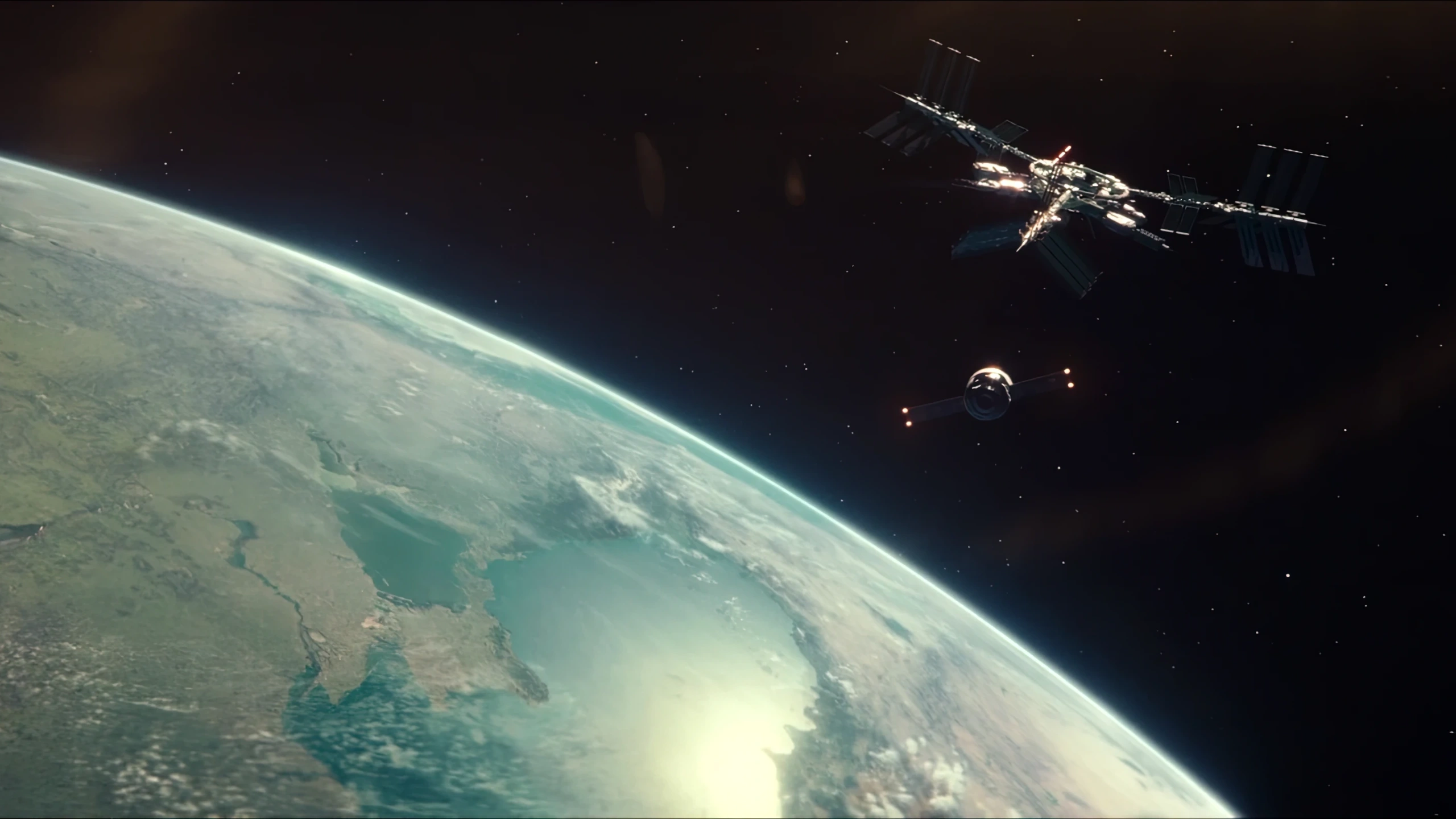 Кадр из фильма Магдалены Лаурич «Рубикон», Околоземное пространство, Rubikon